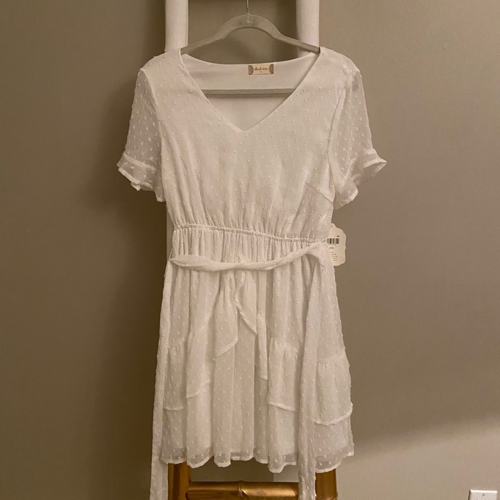 white dress